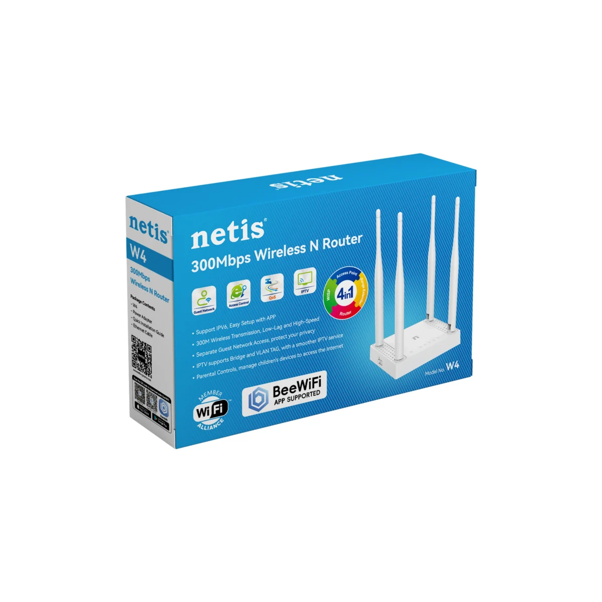 Netis W4 300Mbps WiFi Router - Image 1