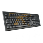 A4TECH KRS-85 Laser Engraving USB Keyboard With Bangla - Image 2