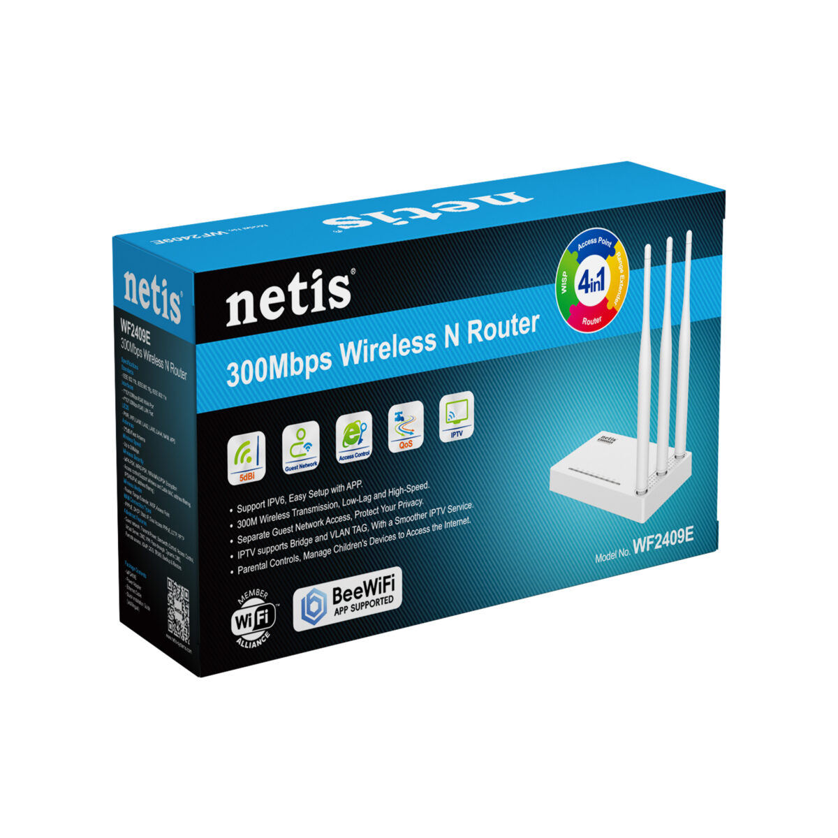 Netis WF2409E 300Mbps Wireless N Router - Image 1