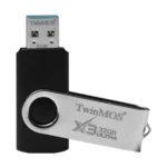 Twinmos X3 Ultra 32GB USB 3.2 Black-Silver Pen Drive - Image 2