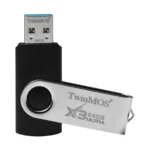 Twinmos X3 Ultra 64GB USB 3.2 Black-Silver Pen Drive - Image 2